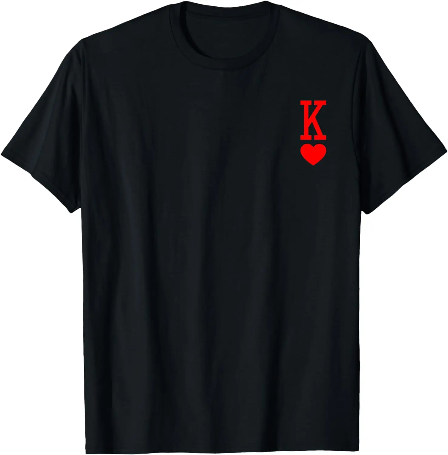 

King of Hearts King And Queen Easy Couple Halloween Costume T-Shirt