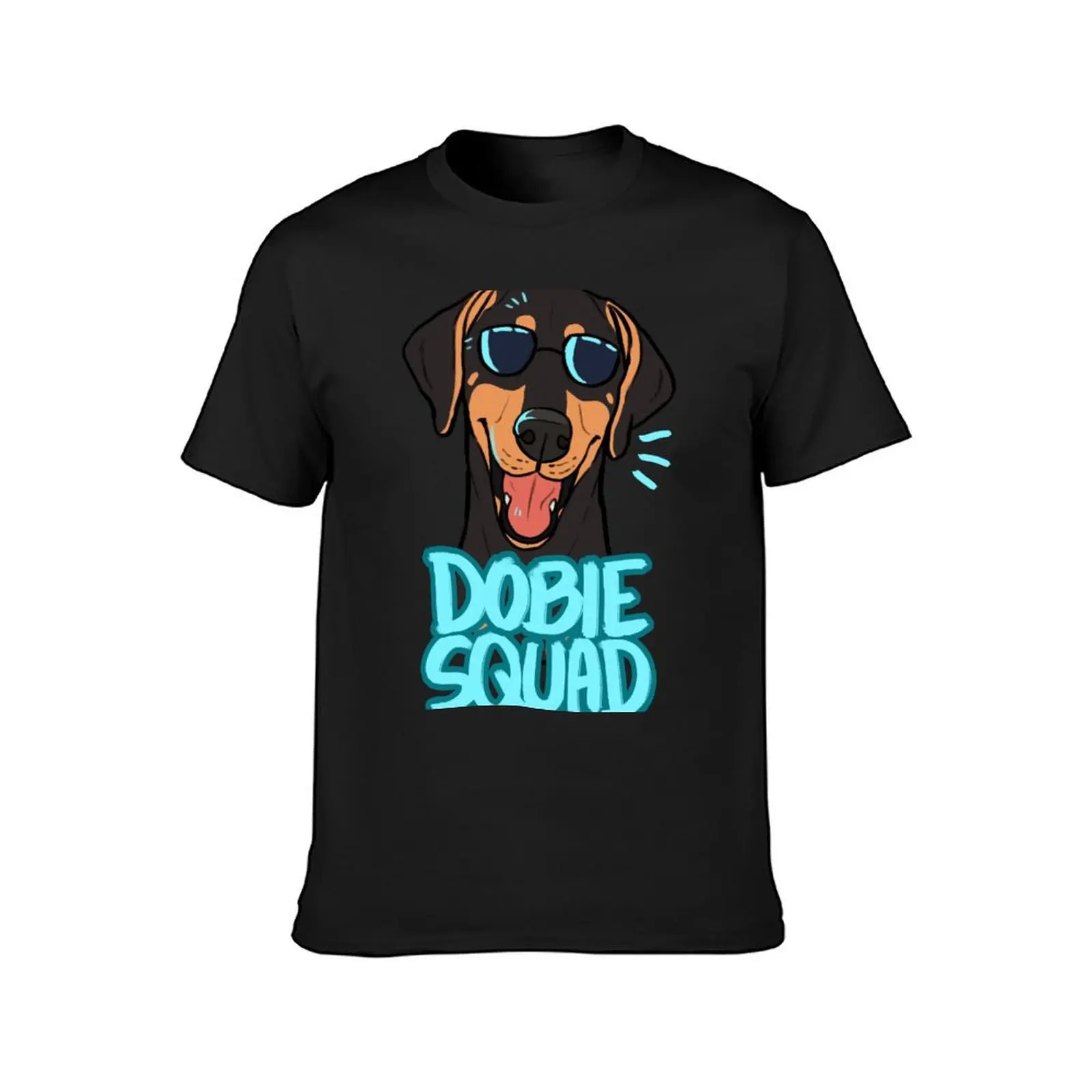 DOBIE SQUAD (black) T-Shirt graphics animal prinfor boys T-shirt men