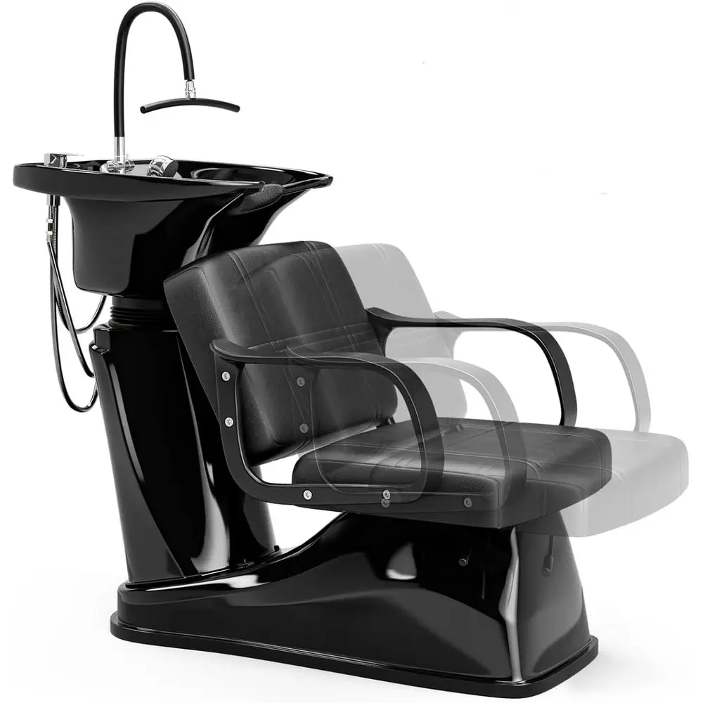 

Кресло-мойка для парикмахерских и салонов красоты с ABS-чашей, регулируемым сиденьем, функцией распыления воды и спа-эффектом. Оборудование для парикмахерских и спа-салонов.