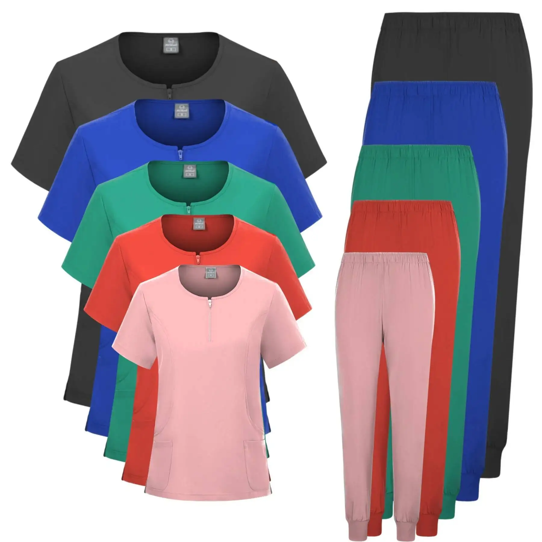 الجملة الأطباء والممرضات الإناث فرك موحدة مجموعات للنساء الطبية التمريض الدعك الزي الرسمي الدعاوى ملابس العمل