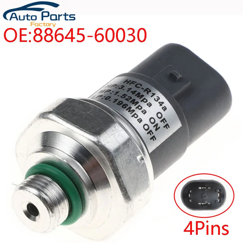 

New AC Pressure Sensor For Toyota Corolla Land Cruiser Matrix RAV4 Sienna For Lexus 88645-60030 443440-0050 80440-S1K-003