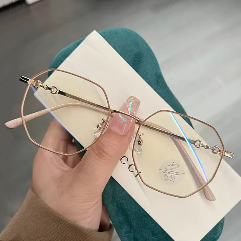 Fashion Transparent Lens Computer Glasses Women Men Luxury Anti Blue Light Eyewear Optical Spectacle Eyeglasses