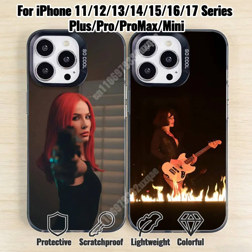 

H-Halsey-S Back to Badlands Phone Case for iPhone 17 16 15 14 13 12 11 Pro Plus Max Mini X XS Silicone Hard Cover