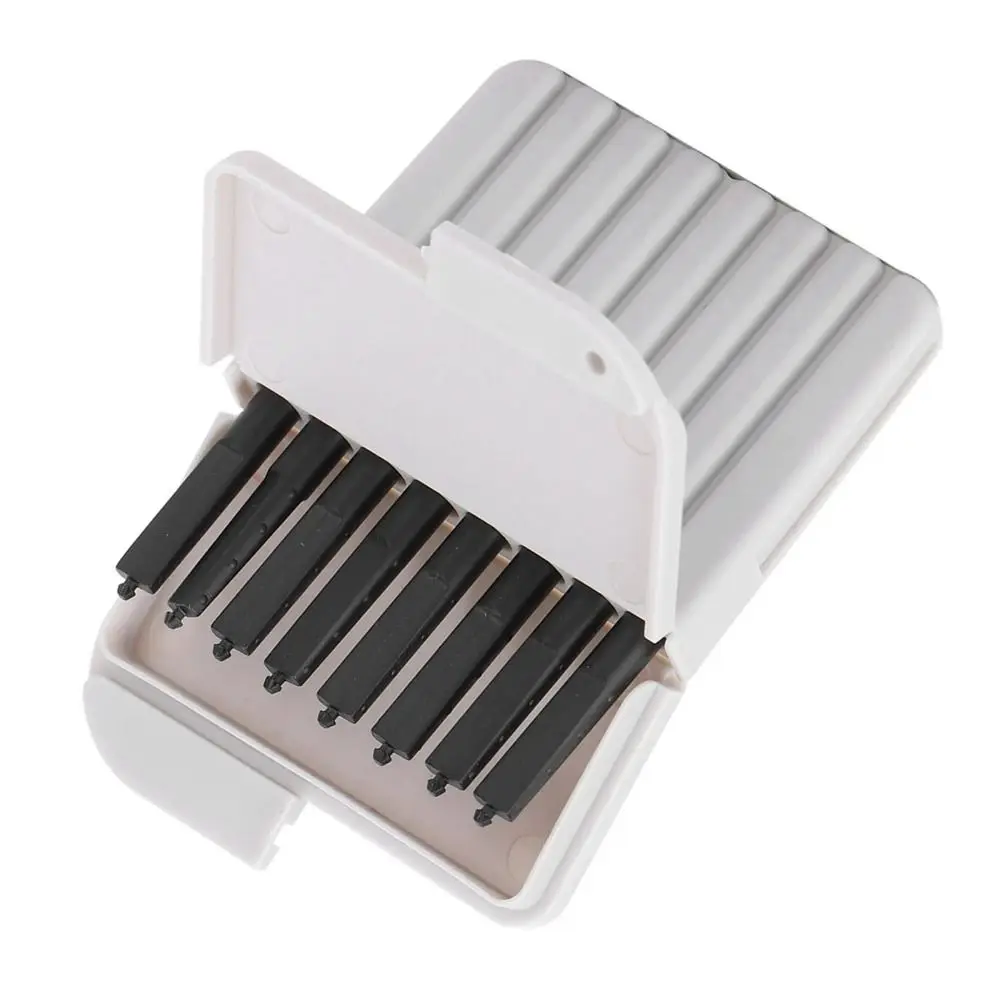 8Pcs/Box Convenient Plastic Hearing Aid Guard Anti-dust Moisture Proof Cerumen Cap Hearing Aid Parts RIC Ear Device