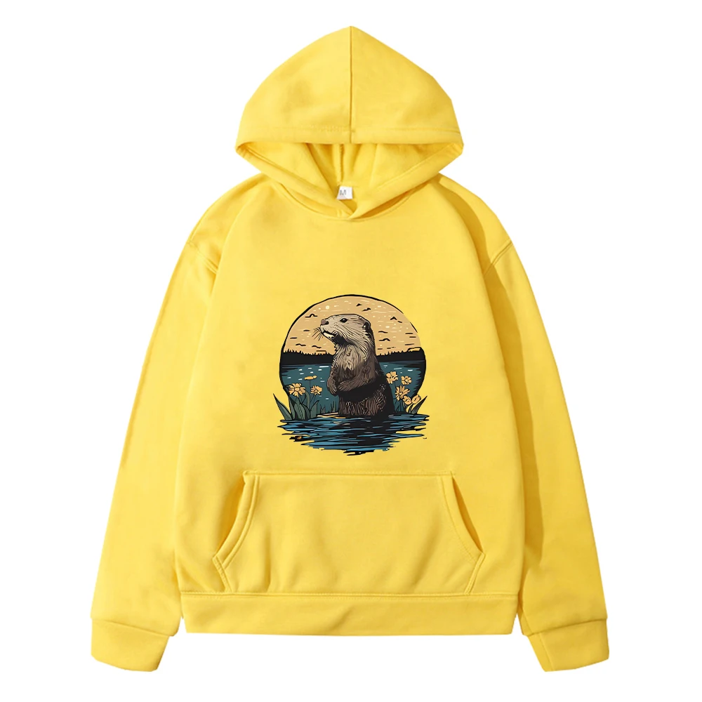 أنيمي هوديي Monterey Bay حوض السمك البحر قضاعة طباعة Kawaii جاكيت من الصوف الخريف الصبي هوديس البلوز البلوز الاطفال ملابس فتاة #6