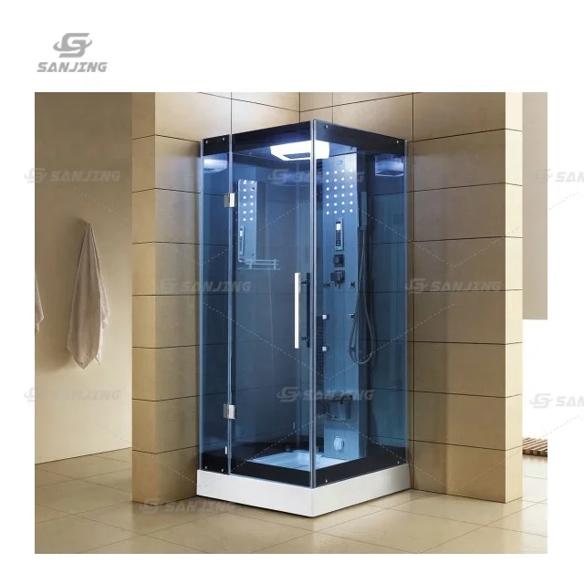 

Горячая комната для ванной комнаты из закаленного стекла на заказ, душевая комната