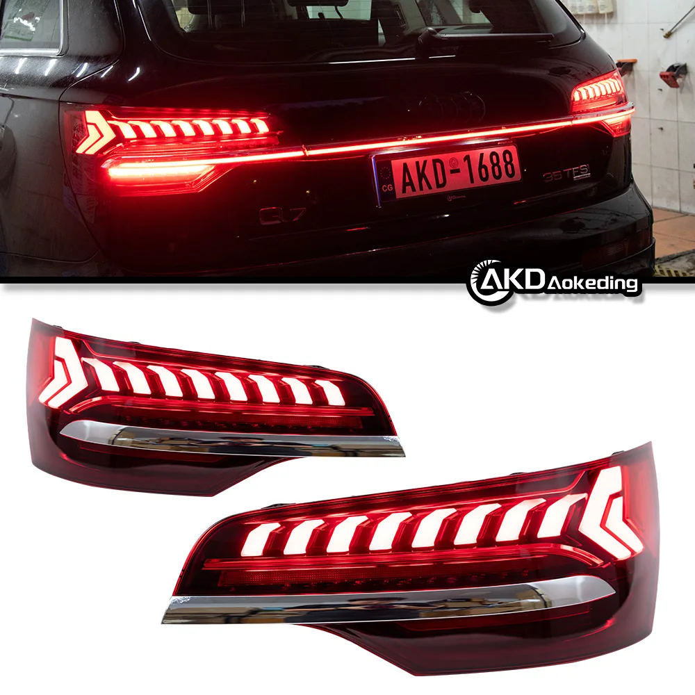 

Taillight For Audi Q7 LED Taillights 2006-2015 Q7 Tail Lamp Car Styling DRL Signal Projector Lens Auto Accessories