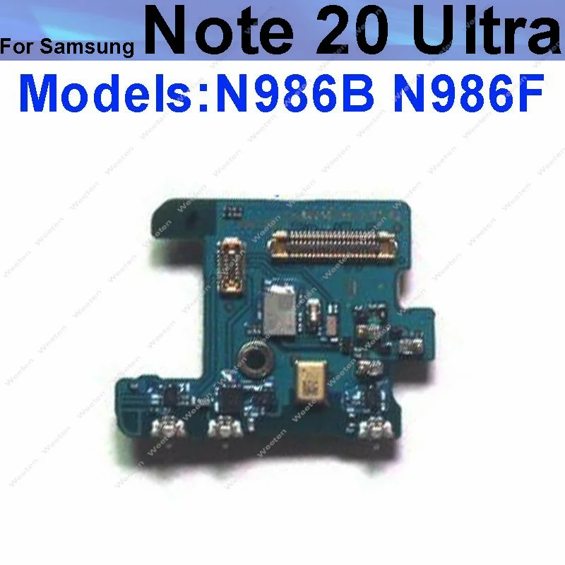 For Samsung Galaxy Note 20 N981 N9810 N981B Microphone Board Dock Charging Port Flex CableBNote20 Ultra N986B N986F N986U/D/N