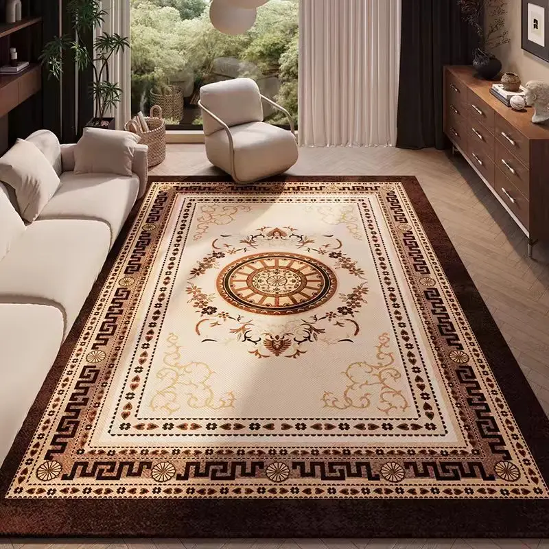 [24] Light luxury carpet living room sofa coffee table carpet high-end large area bedroom European style