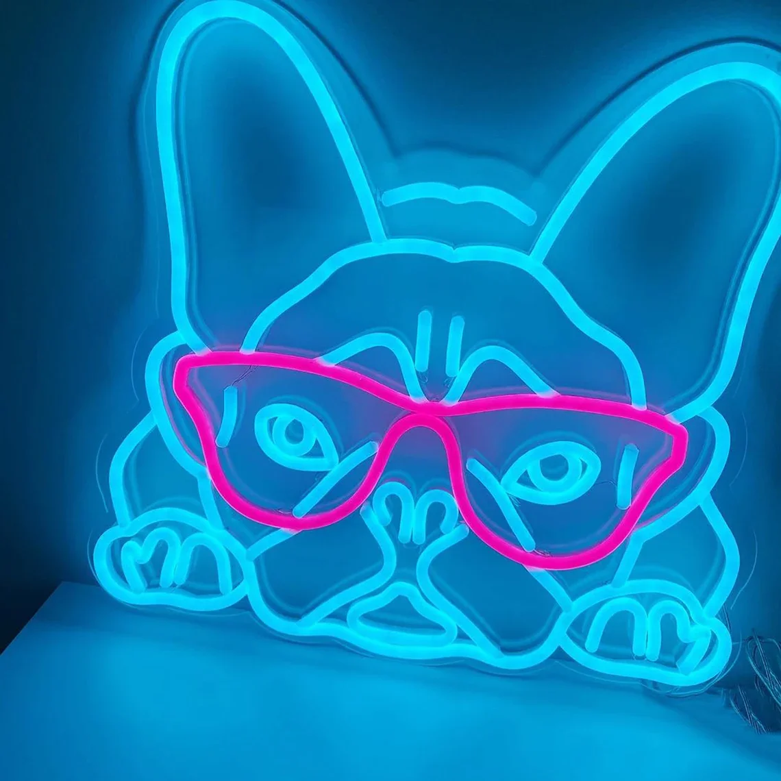 French Bulldog Neon Sign Animal Signs Custom Neon Sign For Pet Room Wall Decoration Dog Neon Sign Gift For Friends