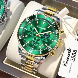 Top Brand Luxury Men's Watches Waterproof Sport Quartz Wristwatches for Men Fashion Stainless Steel Band Mens Watch Montre Homme