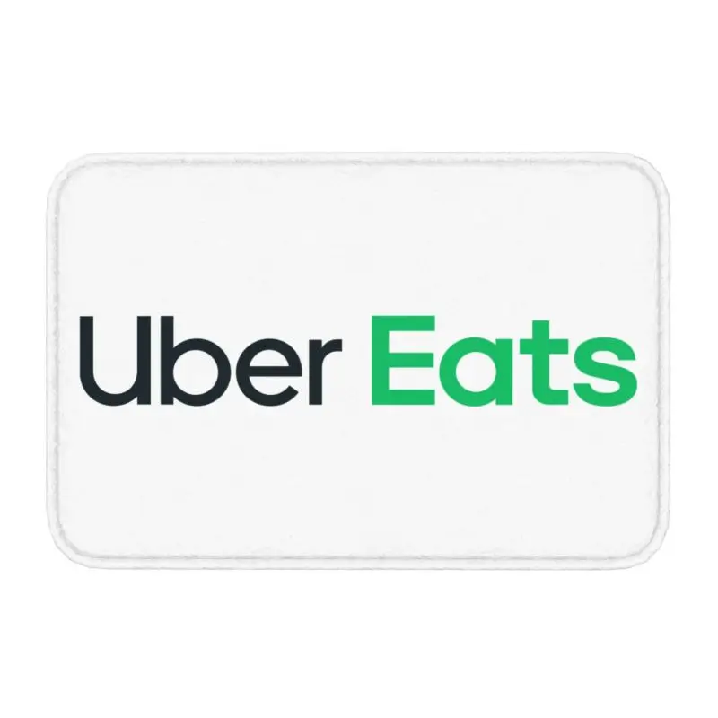 Uber Eats Driver Logo Doormat Anti-Slip Kitchen Bathroom Mat Toilet Door Floor Entrance Carpet Rug