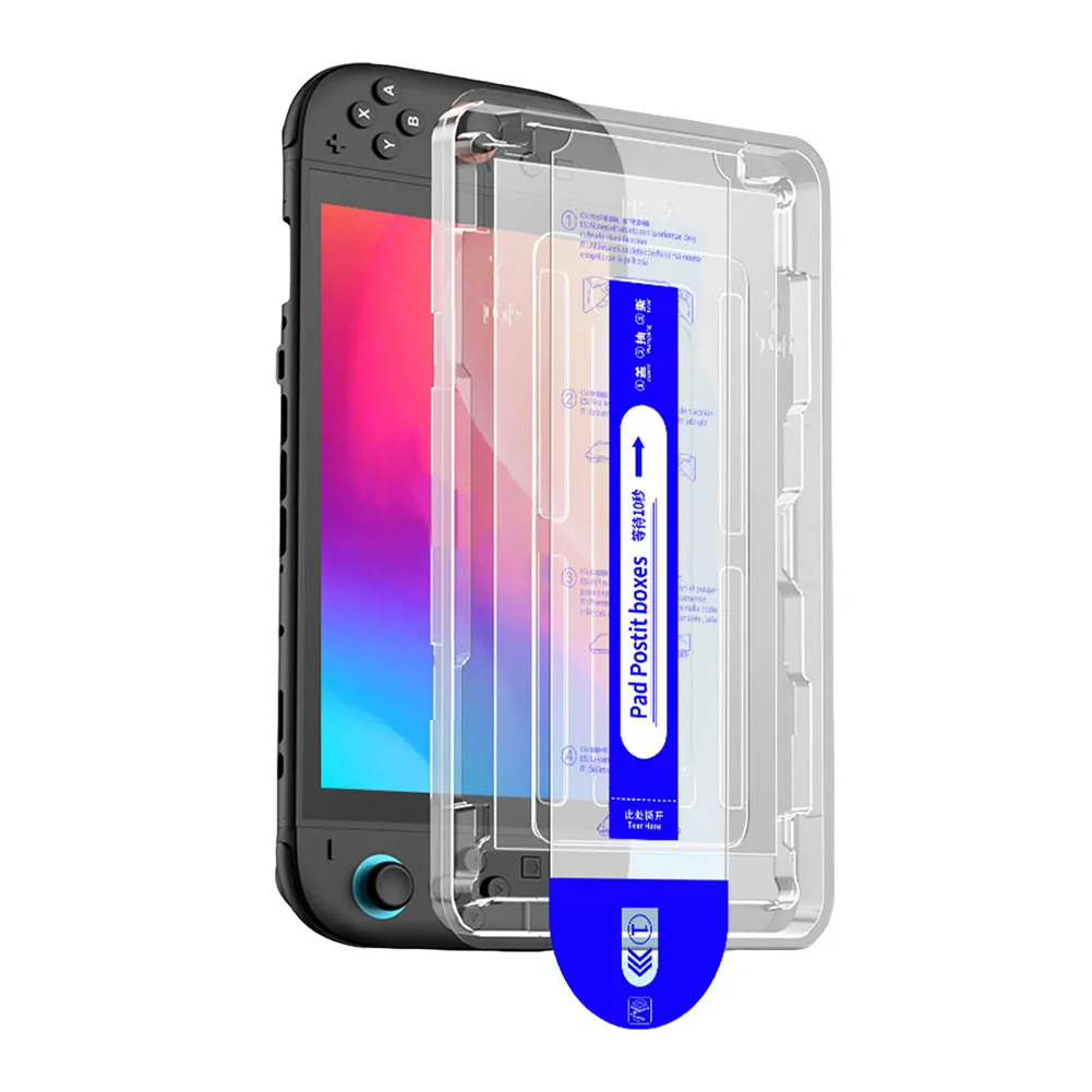 Displayschutzfolie, kein Staub, Spielkonsolenschutz, keine Blasen, HD-Displayschutzfolie, NS2-Displayschutzfolie, Installationsset