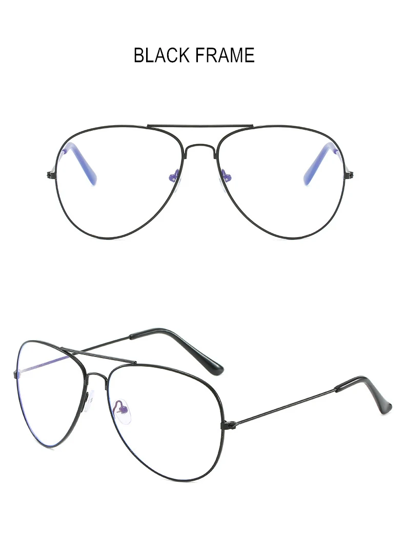 Myopie-Brille, verschreibungspflichtig -0,5 bis -10, für Damen und Herren, schwarzer Legierungsrahmen, photochrome oder blaues Licht blockierende oder Nachtsichtgläser F076 – Detail 17