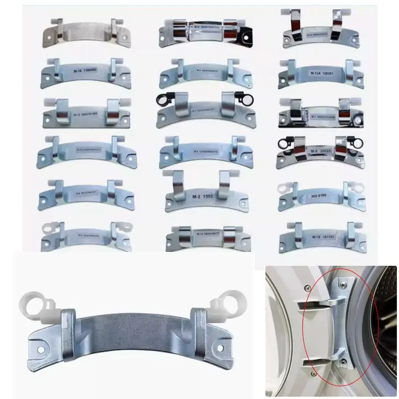 12338100000029/77/80/81 12338100000176/181/183/185/441 For Midea drum washing machine door hinge spare parts