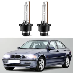 For BMW 3 Series E46 E46 Touring E46 Coupe 1998-2006 6000K HID Xenon Headlight Bulb Low Beam (Only fit original bulb is Xenon)