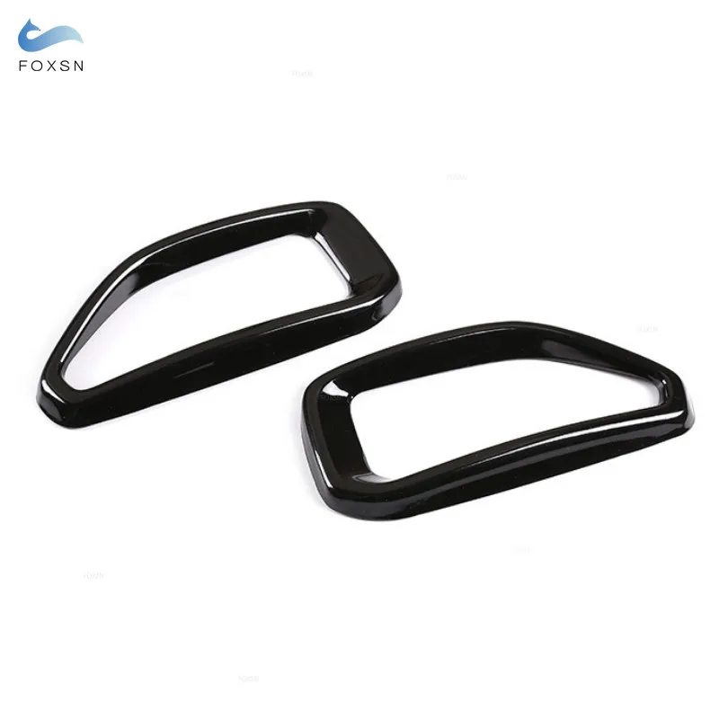 Stainless Steel / ABS Glossy Black Car Tail Muffler Exhaust Pipe Output Cover Parts Trim For BMW 3 Series G20 G28 2020 2021