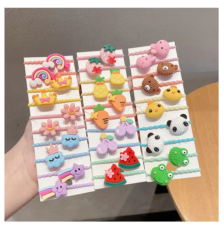 Kinder Stirnband Keine Schaden Zu Haar Seil Elastische Band Weibliche Mädchen Headrope Gummi Baby Kleine Haarnadel Headed Koreanische Version – Detail 2