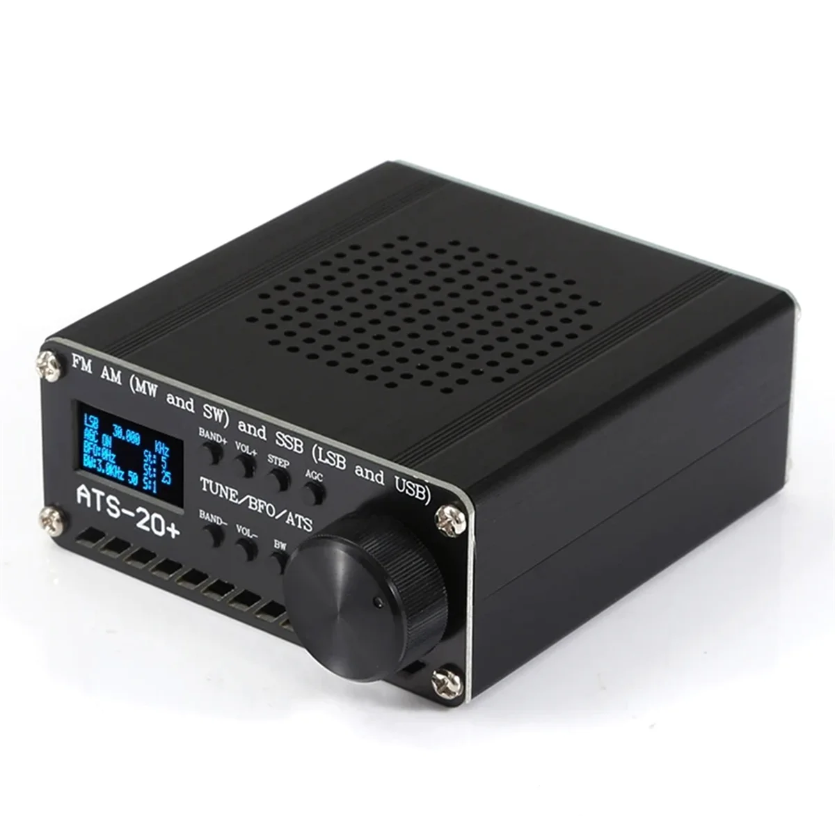 جهاز استقبال راديو ATS-20+ Plus V2 SI4732 SDR فعال مع شاشة OLED