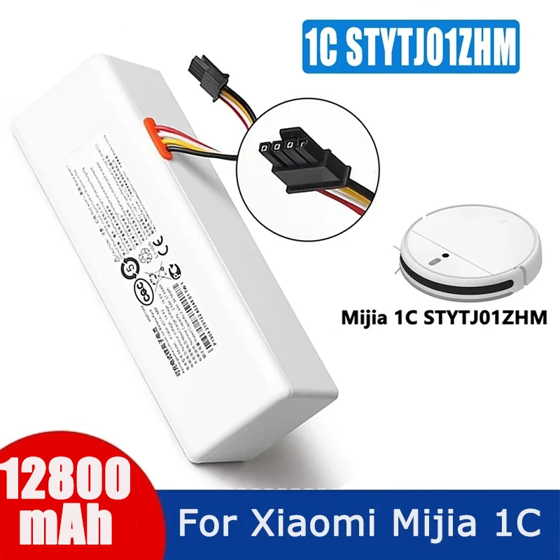 xiaomi-mijia-ロボット掃除機用バッテリーmijia-1c-stytj01zhm144v6500mahp1904-4s1p-mm掃除機部品新品