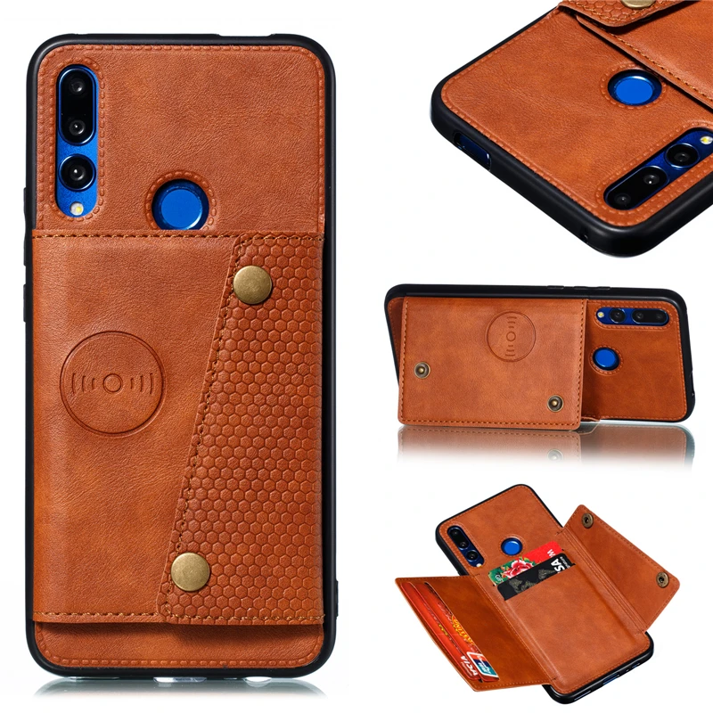 

PU Leather Wallet Case For Huawei P20 P30 P40 P50 Pro Mate 20 Lite Y9 Prime Y7A Nova 5t 7i Honor 20 Card Slot Holder Flip Cover