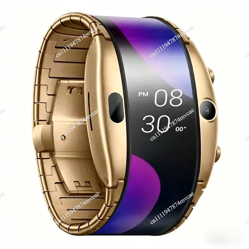 Watch  4.01-inch Foldable Flexible Display Screen for Real Time Motion Information Reminder Call Air Gesture