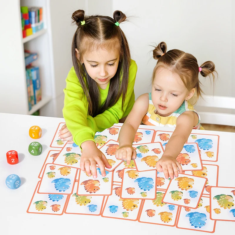 새로운 나무 동물 기쁨 경주 게임 보드 퍼즐 몬테소리 교육 장난감인지 능력 학습 장난감 어린이를위한