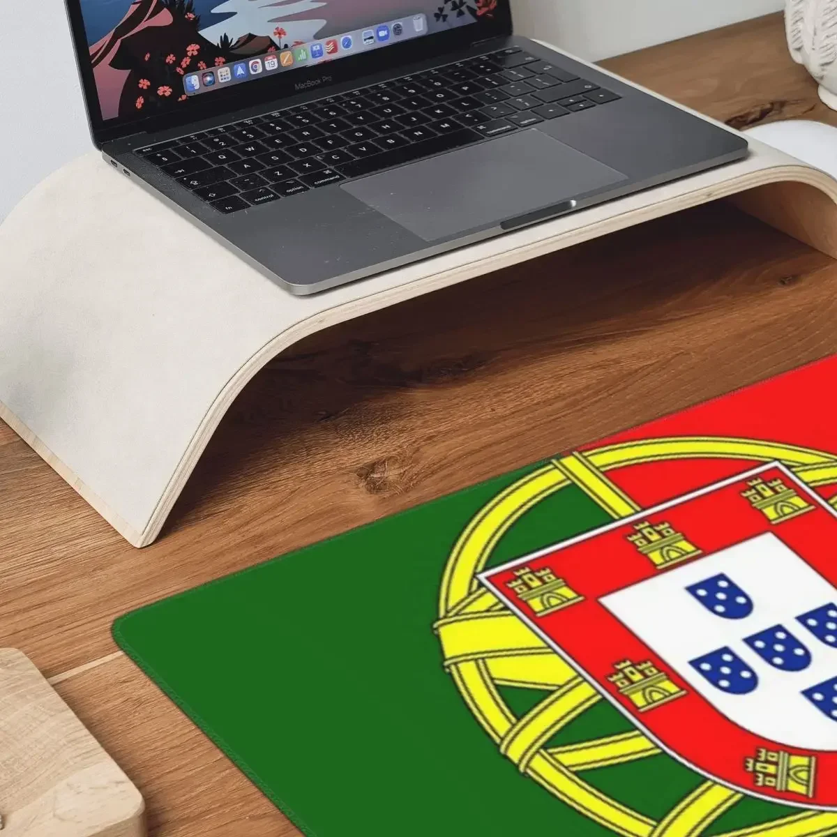 Bandeira do portugal grande mouse pad teclado do computador mouse tapete de jogos pc portátil tapete de mesa acessórios de escritório tapetes de mesa