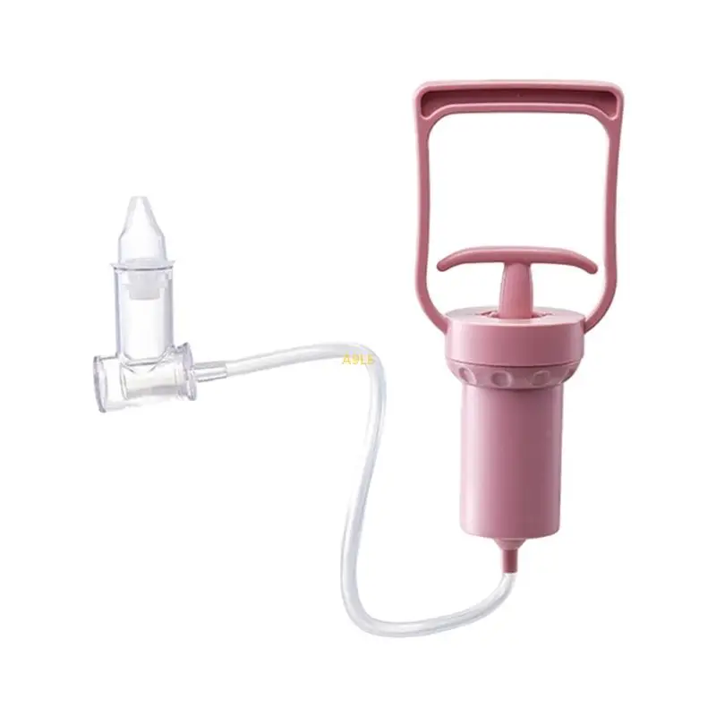 Infant Nose Suction Tool Manual Nasal Aspirator with Gentle Round Tip Convenient Operate for Congestion Relief