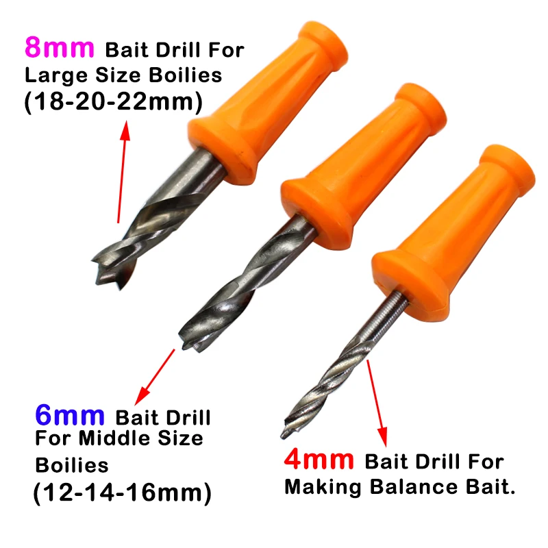 1Set  Carp Fishing Accessories 6mm/8mm Bait Drill Carp Bait Corer Fit Cork Stick Pop Up Boilies For For Carp Fishing Tackle