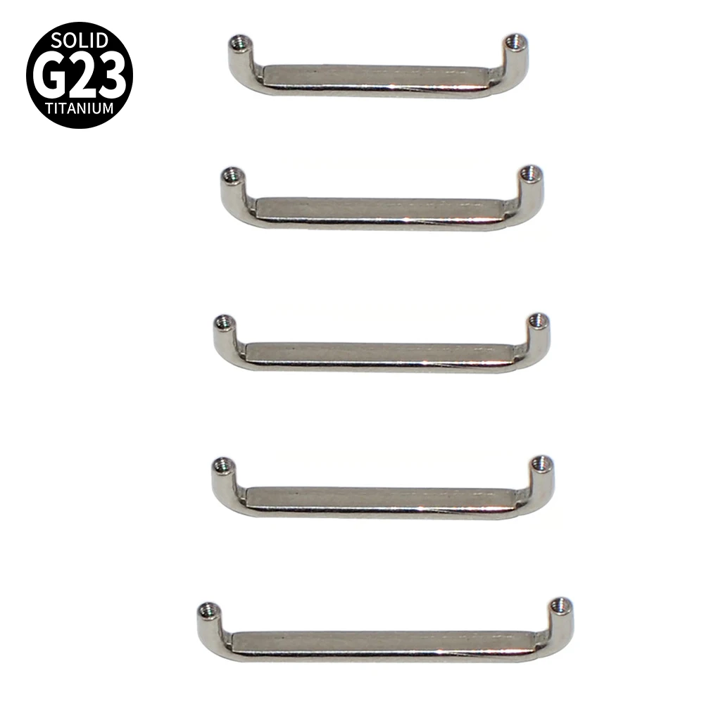 G23 Titanium Surface Piercing Double Ball Dermal Anchor