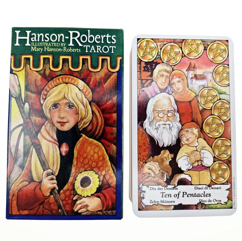 Hanson Roberts Tarothans tarot card Fate Divination Family Party Paper Cards Game Tarot And A Variety Of Tarot Options