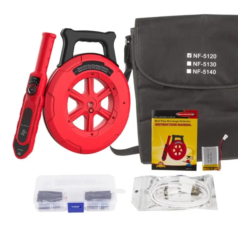 

Cable and Network Tester Pip Iron Pipe Blockage Detector NF-5120 NF-5130 NF-5140 Diagnostic-Tool Scanner Pipeline Blocking