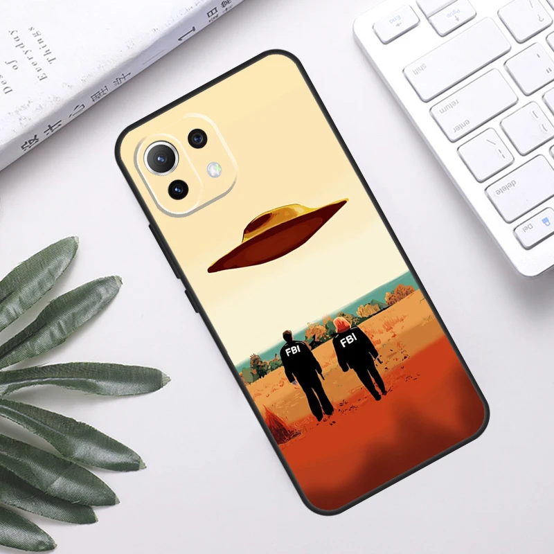 Funda de The X Files I want to Believe para POCO F5 X3 X5 Pro F3 F4 GT M5s C40, funda trasera para Xiaomi 13 12 Lite 11T 12T Pro 12X