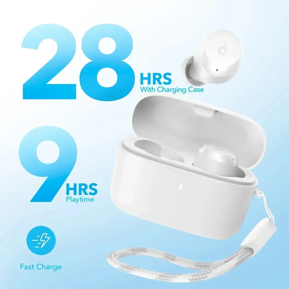 Anker Soundcore A25i Bluetooth 5.3 Wireless Earbuds App Custom EQ 28H Playtime Waterproof TWS In-Ear Earphones view 3