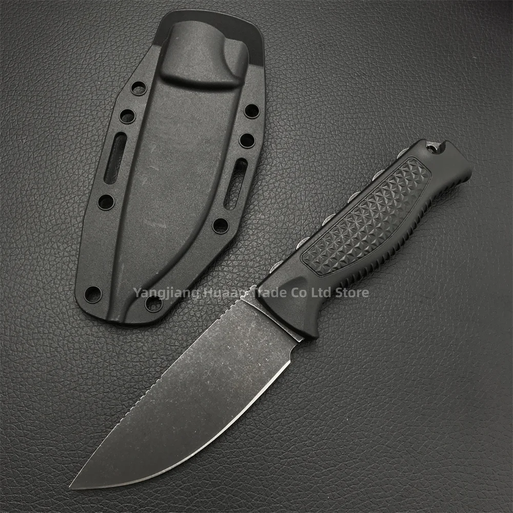 

BM 15006 Survival Hunting Knife Fixed Straight Knife 3.54" S30V Blade Camping Hunting Pocket Knife Outdoor Rescue Utility Tools