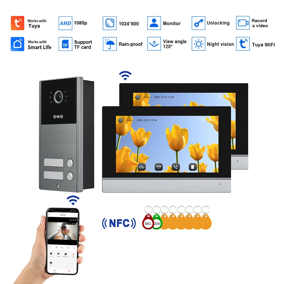 Novo Interfone Inteligente WIF - Home Security Prices avaliação e preço