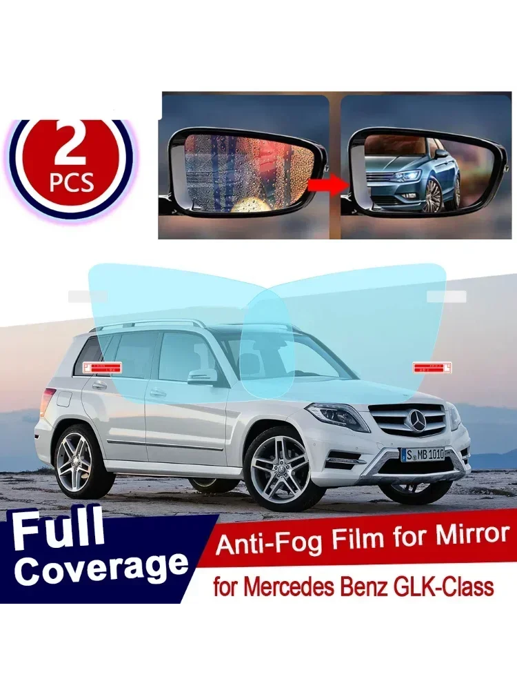 Film Anti-buée imperméable pour rétroviseur, accessoires pour Mercedes Benz classe GLK X204 GLK280 GLK300 GLK350 GLK220 250 300 220 250