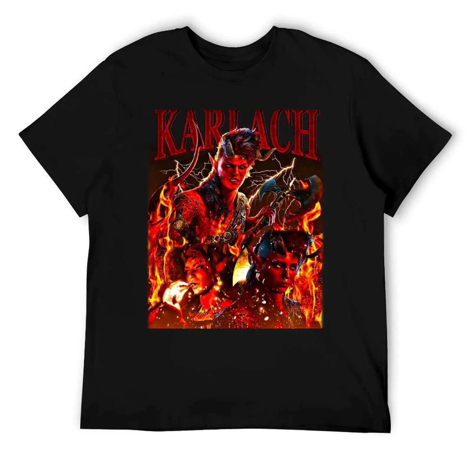 

Karlach Barbarian T-Shirt t shirt for man man t shirt cotton T-Shirt
