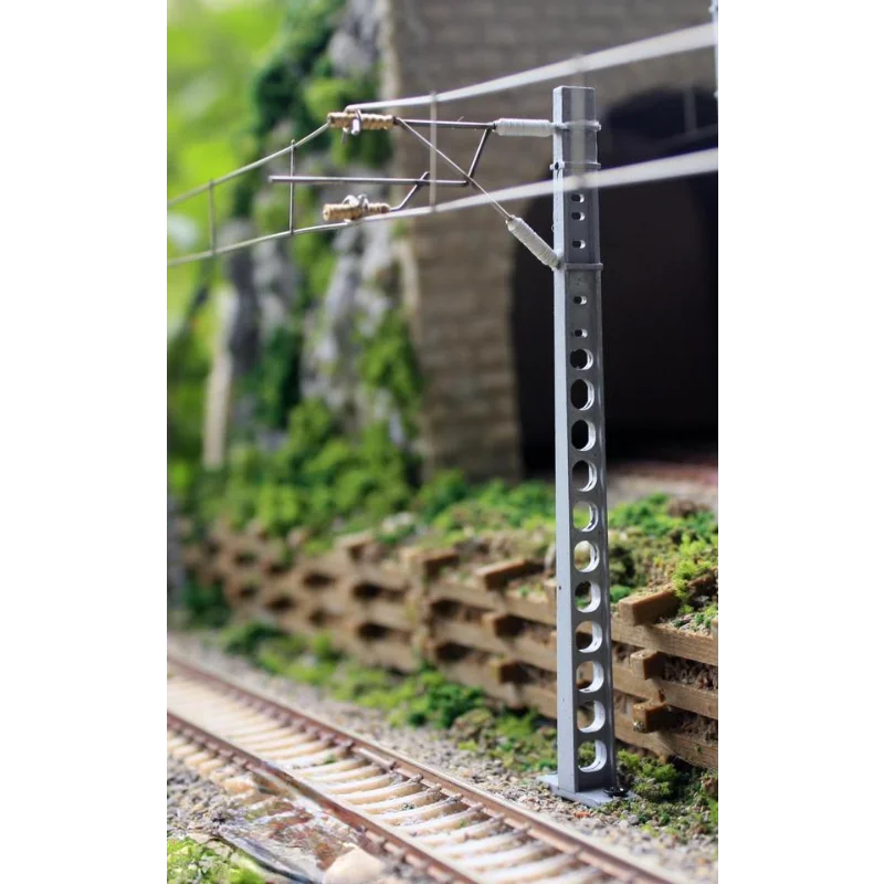 

10 Pcs HO Train Model 1:87 Scale Catenary Cable Railway Simulation Sand Table Model Accessories Scene Toys Free Shipping