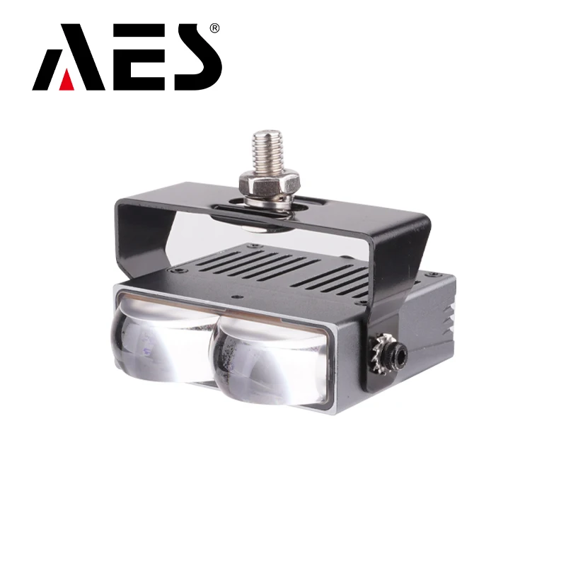 2025 AES أحدث SD004 ليزر صغير مقاوم للماء مصباح مساعد سيارة العلوي الحل 2 قطعة لونين دراجة نارية مصباح مساعد #2