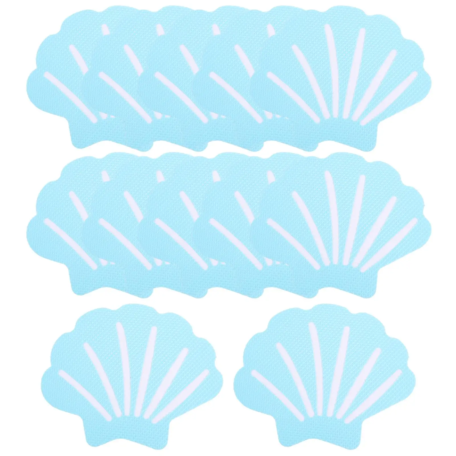 

12 Pcs Decoration Shell Bath Sticker Tub Adhesive Non Slip Stickers Kids Floor Anti Blue Bathtub Skid Child
