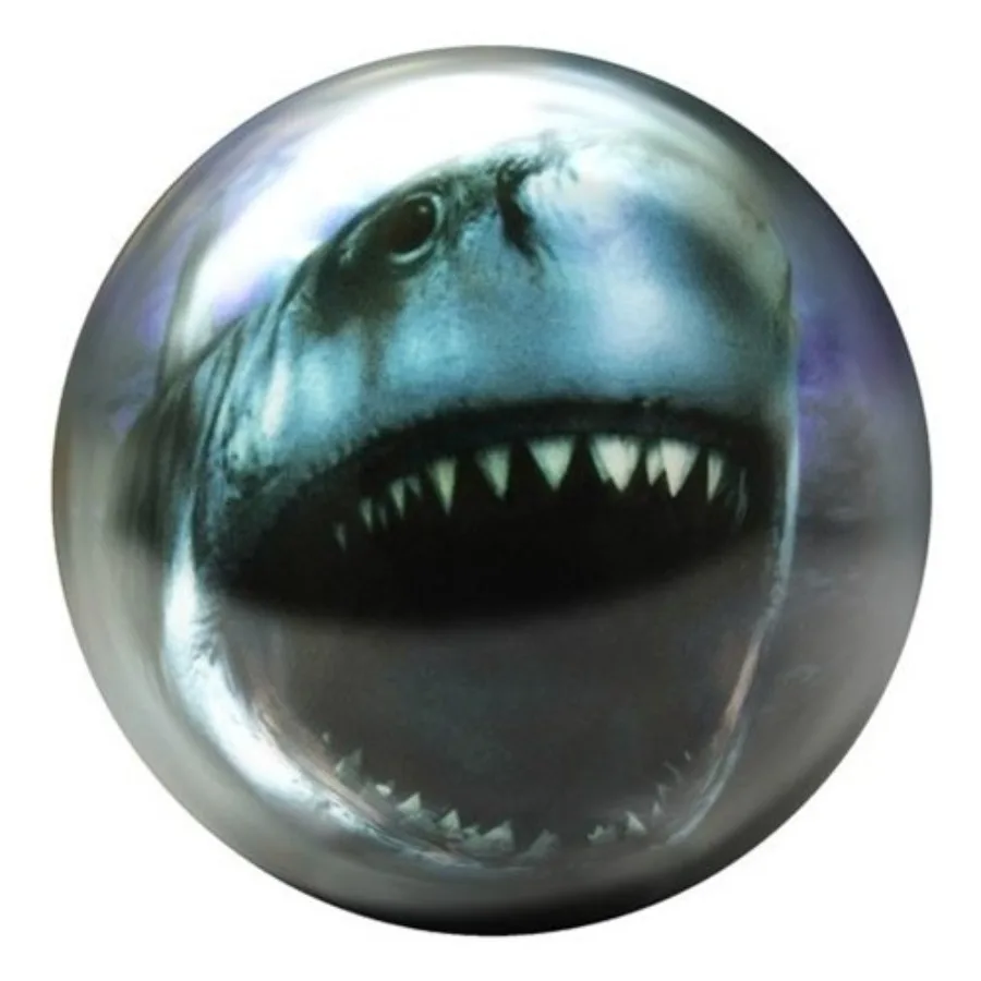 

Shark Glow Viz-A-Ball Bowling Ball for Enhanced Visibility on the Lane: Ideal for Night Games and Low-Light Conditions Features