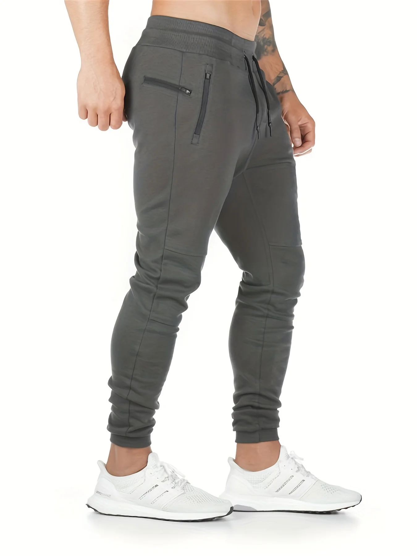 

Мужские крутые спортивные штаны для бега, летние однотонные дышащие льняные брюки, мужские повседневные повседневные брюки с эластичной резинкой на талии, брюки Харадзюку