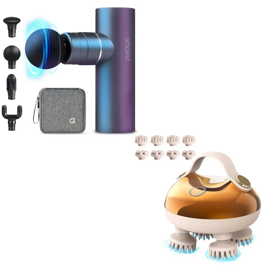 

Scalp Massager and Massage Gun Bundle