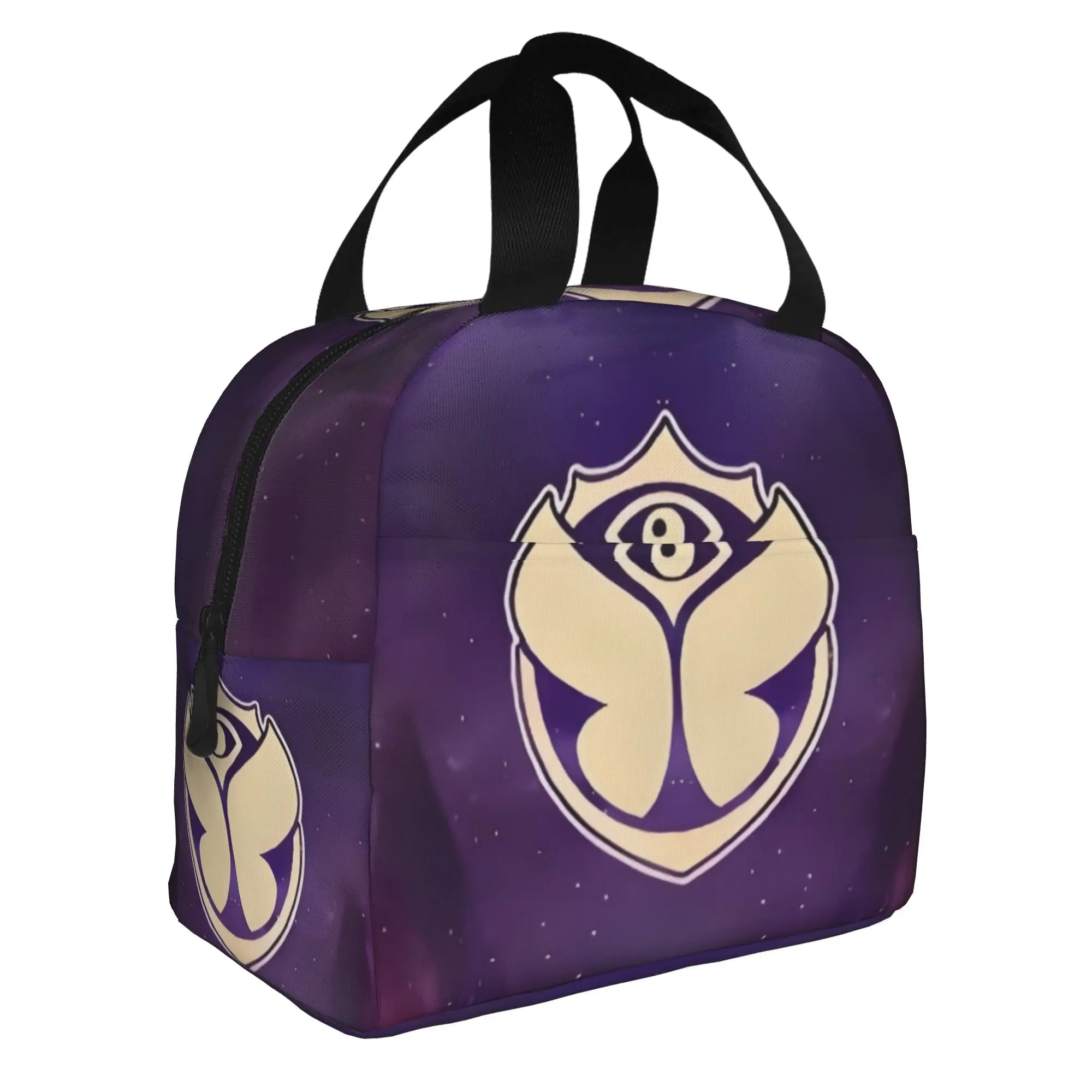 Tomorrowland  Insulated Lunch Bag for Women Portable Belgian Electronic Dance Music Festival Cooler Thermal Lunch Tote School