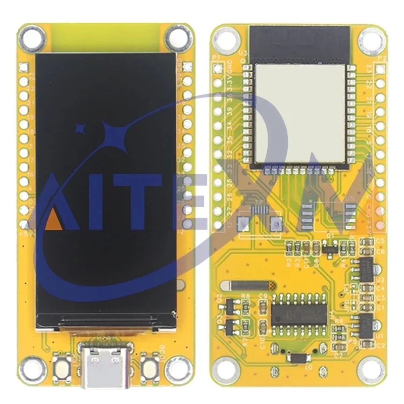 ESP32-D0WD-V3 4M Flash avec carte de développement LVGL 1.9 pouces WiFi + Bluetooth 170*320 écran d'affichage Module TFT pour Arduino