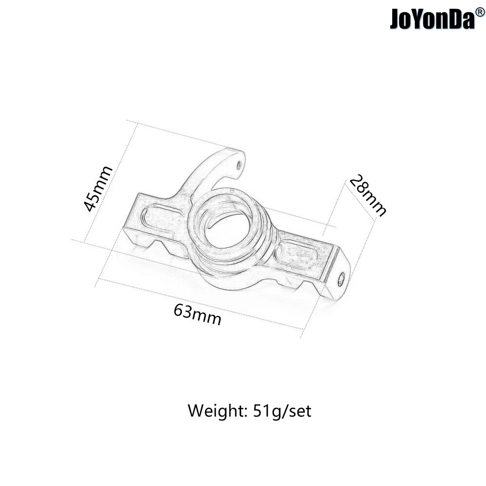 #85048 Aluminum Front/Rear Knuckle Arm C-HUB for RC 1/8 HPI SAVAGE Flux HP 2350 XL X 4.6 5.9 21 25 SS 4.1 3.5