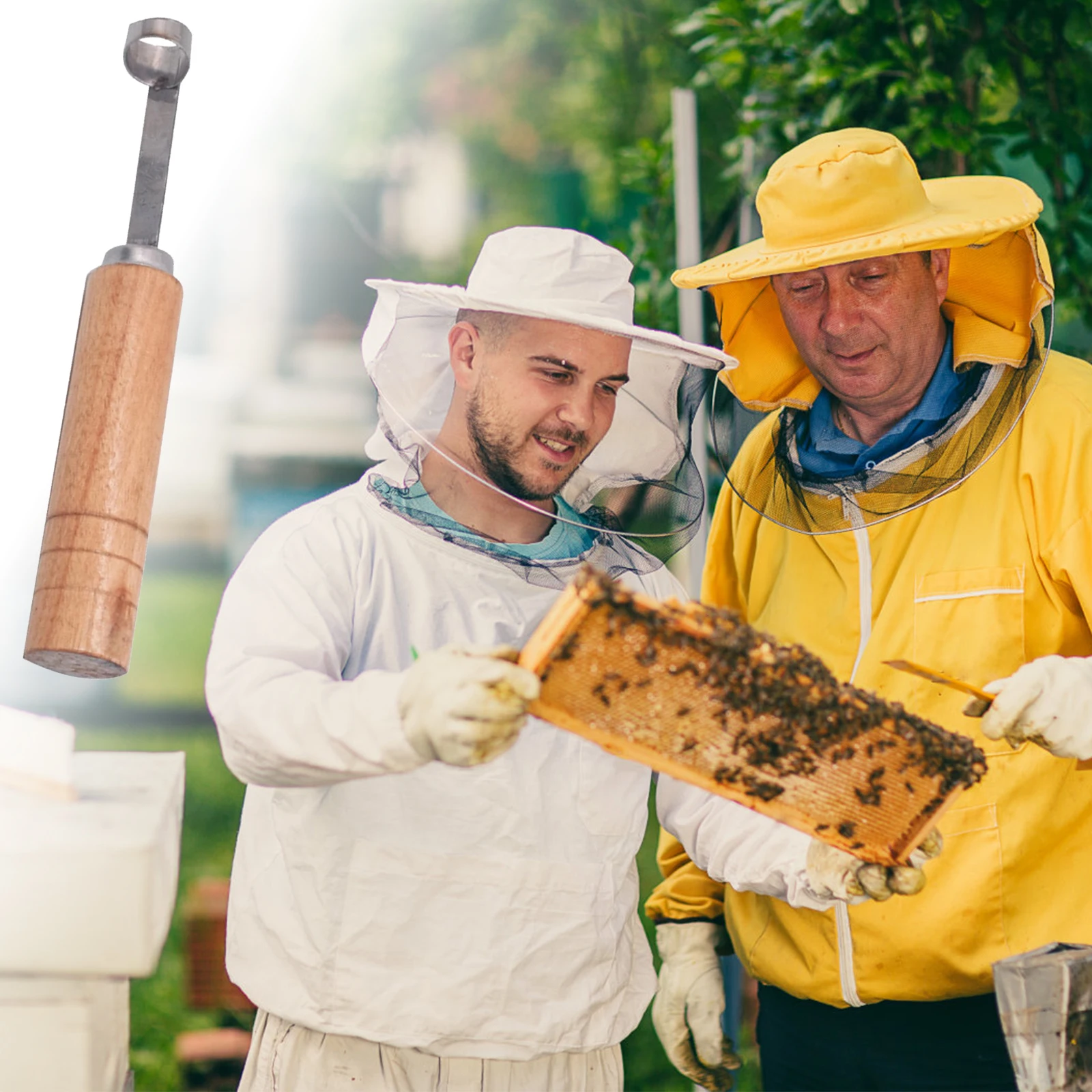 Beekeeping BeeHive Tools Beehive Cleaning Scraper Functional Honey Remover Beekeepers Supplies for Beekeeper Garden Equipment