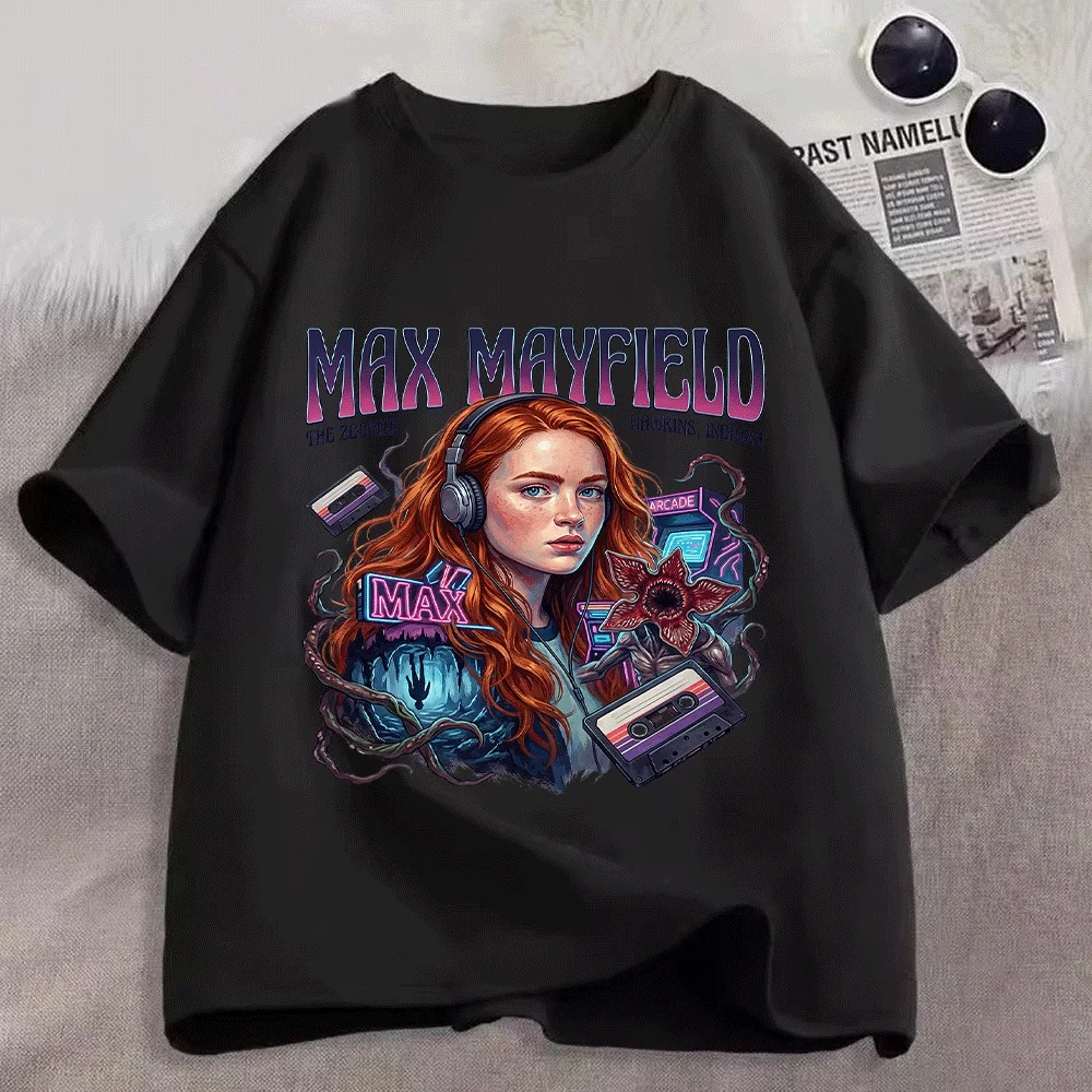 Camiseta familiar a juego inspirada en Stranger Things Max Mayfield The Zoomer Hawkins Indiana para niños y adultos